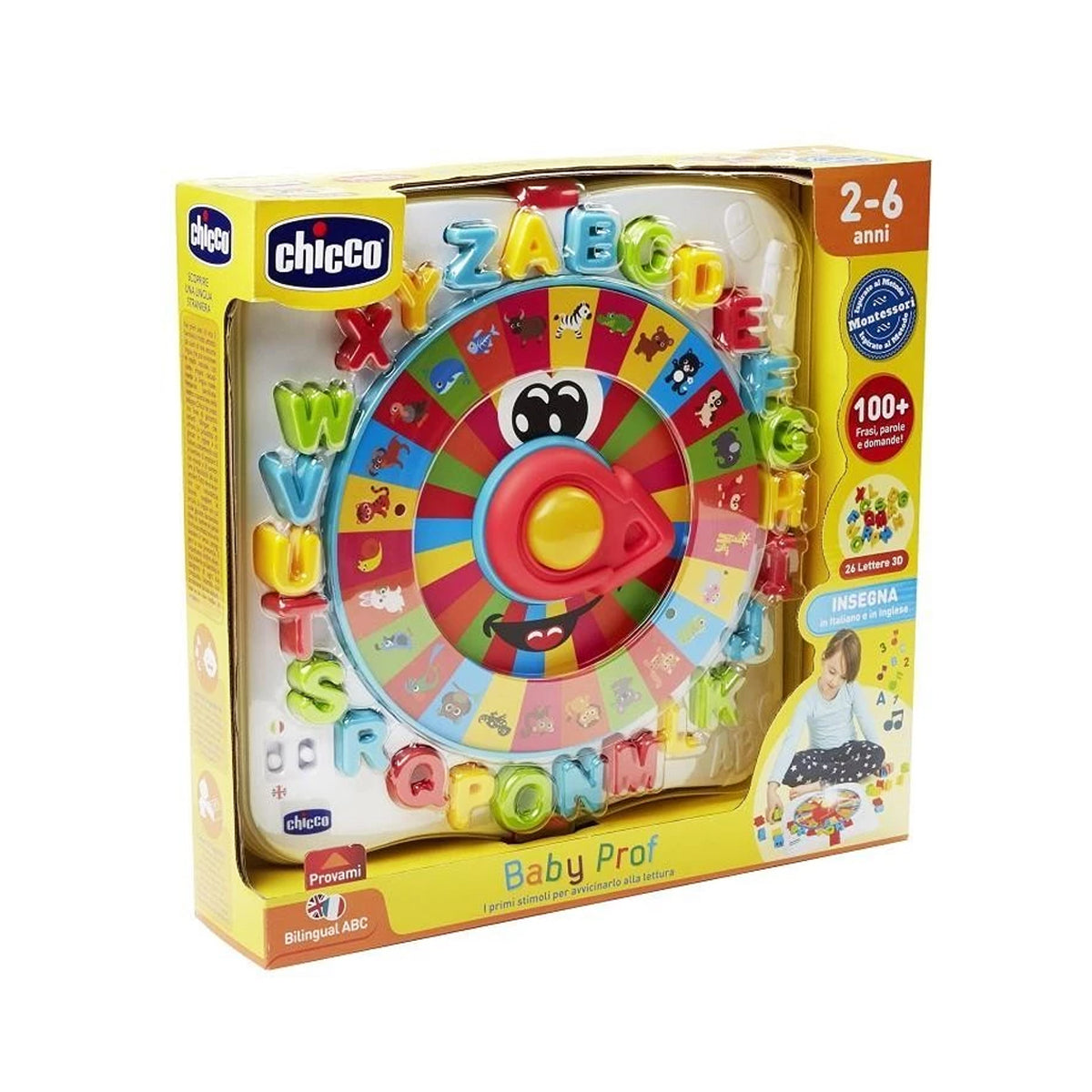 Chicco Baby Prof Bilingual Dutch-English ABC Educational Toy for Kids